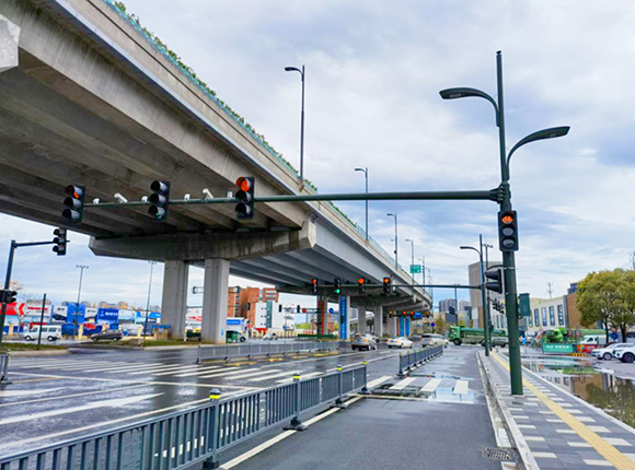 阳明路改造提升项目综合杆图纸